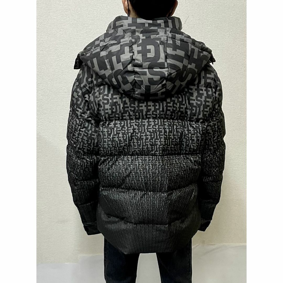 DIESEL(ディーゼル)のディーゼル　パテッド ジャケット 1322　XXL　ブラック　新品　A08150 メンズのジャケット/アウター(ダウンジャケット)の商品写真