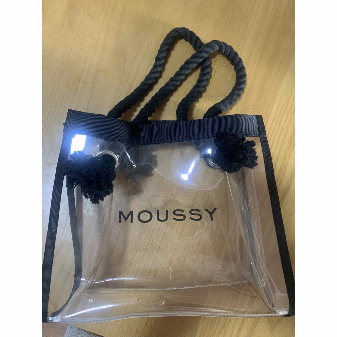 moussy(マウジー)のmoussy 透明トートバッグ レディースのバッグ(トートバッグ)の商品写真