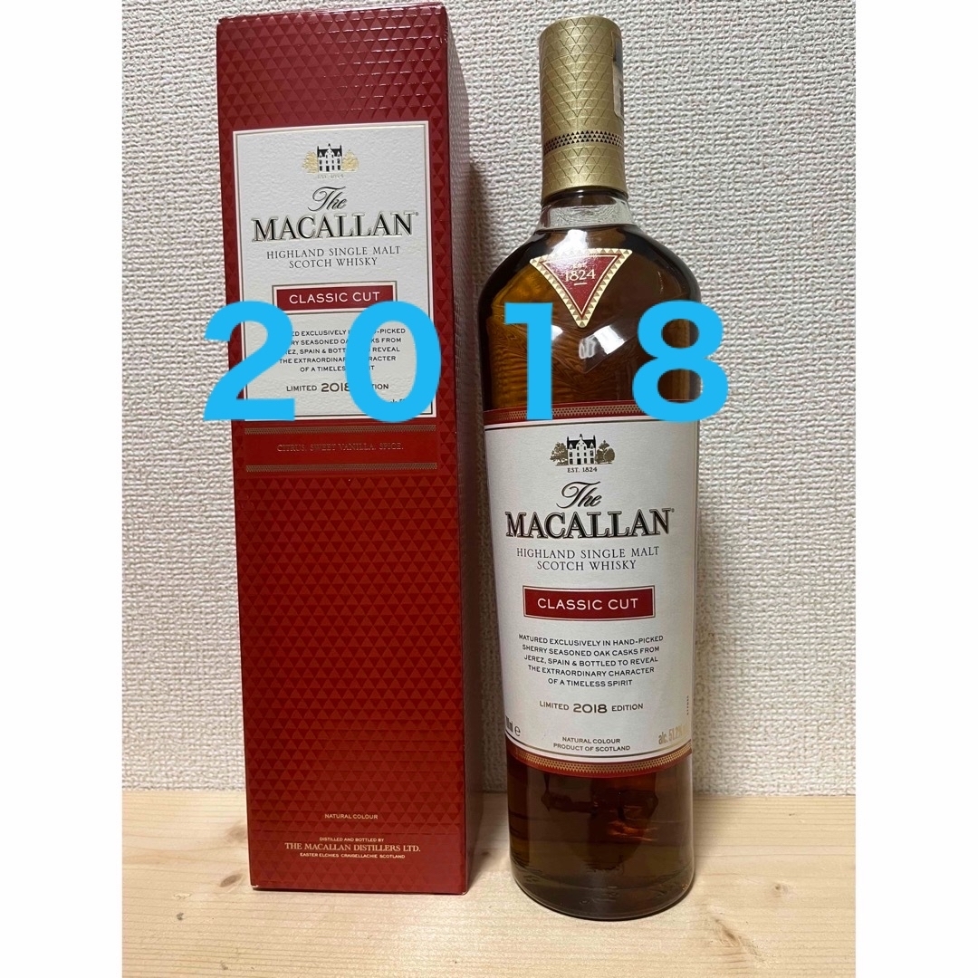 ウイスキーマッカラン　クラシックカット　2018 MACALLAN