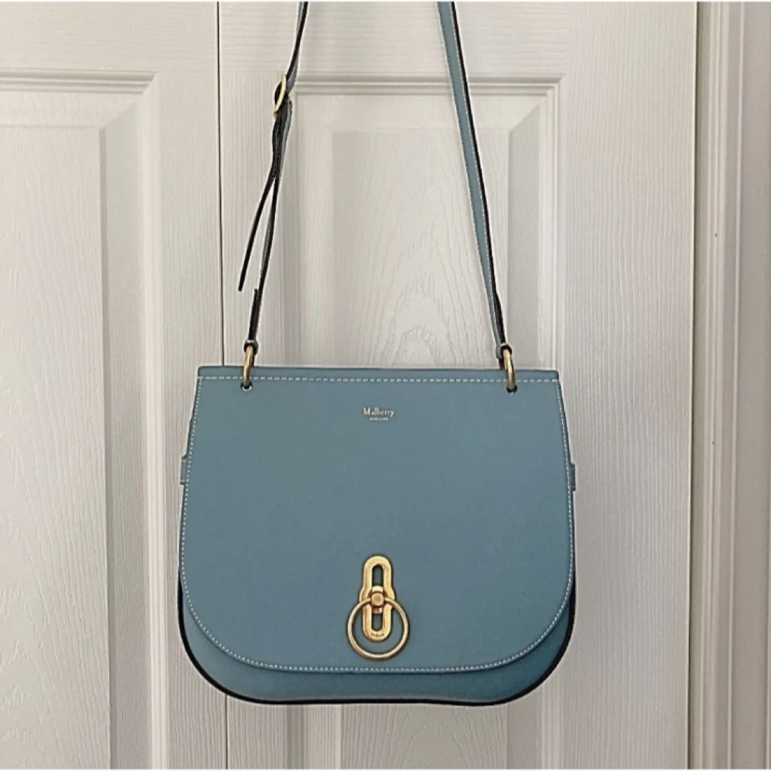 Mulberry -  Mulberry  サッチェルバッグ　ブルー　新品