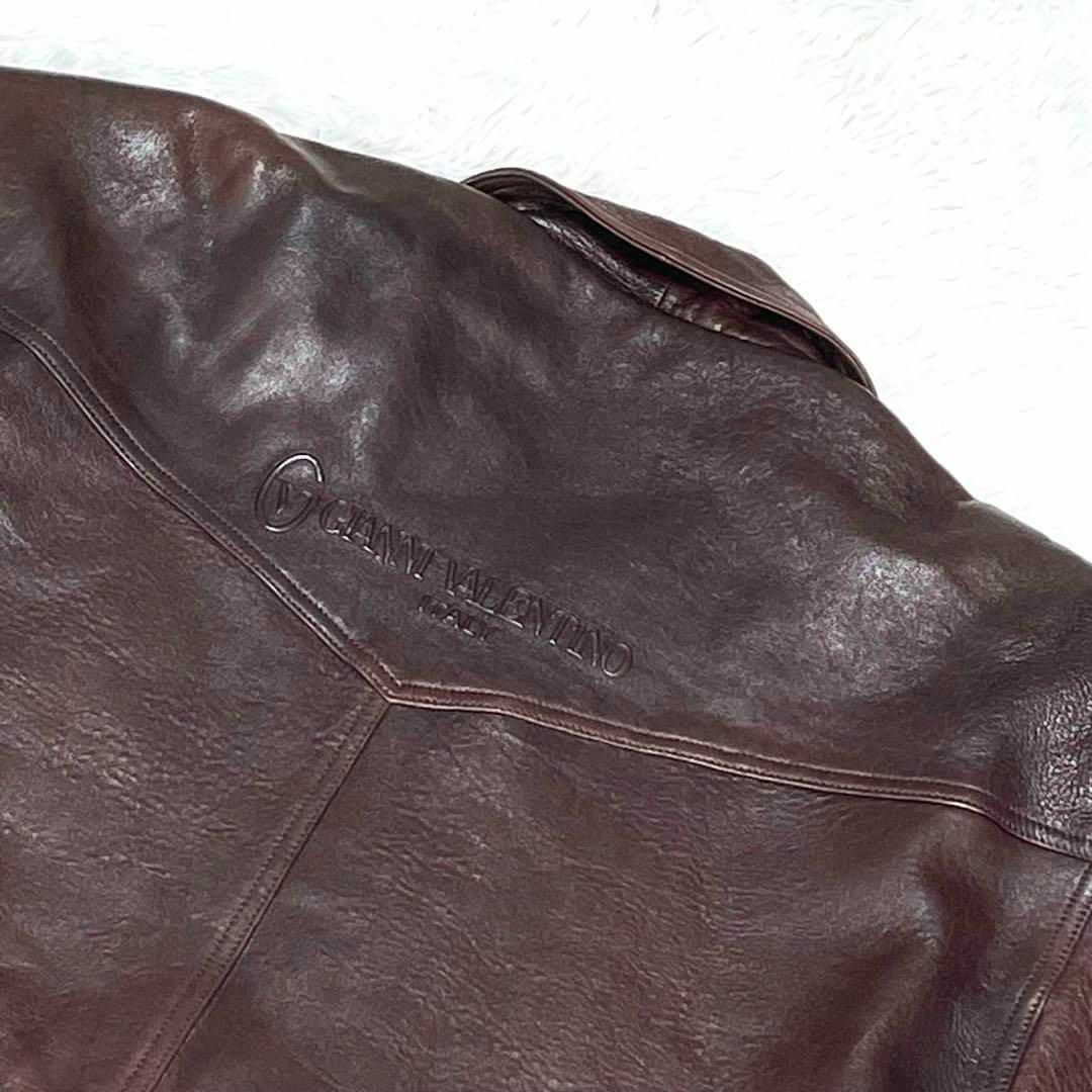 GIANNI VALENTINO - 高級フランス製原皮使用 Giano Valentino 羊 GIANNI VALENTINO - 高級フランス製原皮使用 Giano Valentino 羊