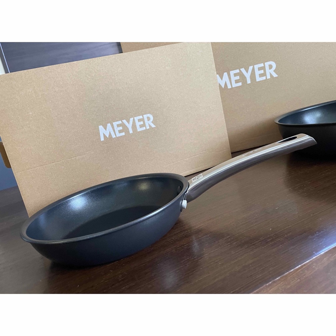 新品】MEYER マイヤー 本格フライパンセット 28㎝ 20㎝ 鍋/フライパン