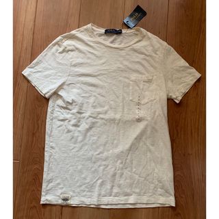 ポロラルフローレン(POLO RALPH LAUREN)の新品　ポロ　ラルフローレン　ベージュ　半袖　Tシャツ　Mサイズ(Tシャツ/カットソー(半袖/袖なし))