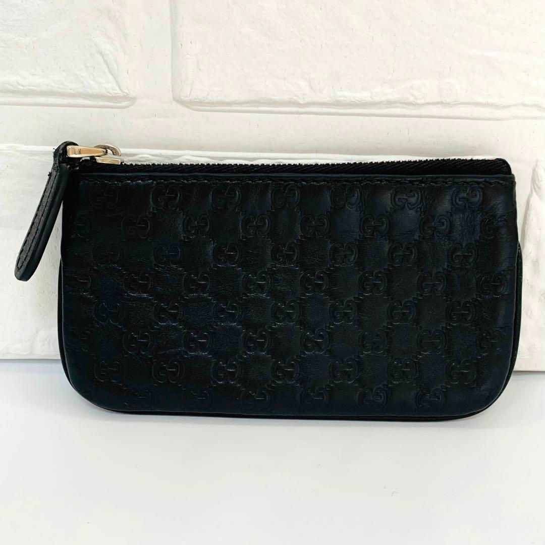 Gucci - 美品✨グッチ コインケース シマ GC ブラックの通販 by はる