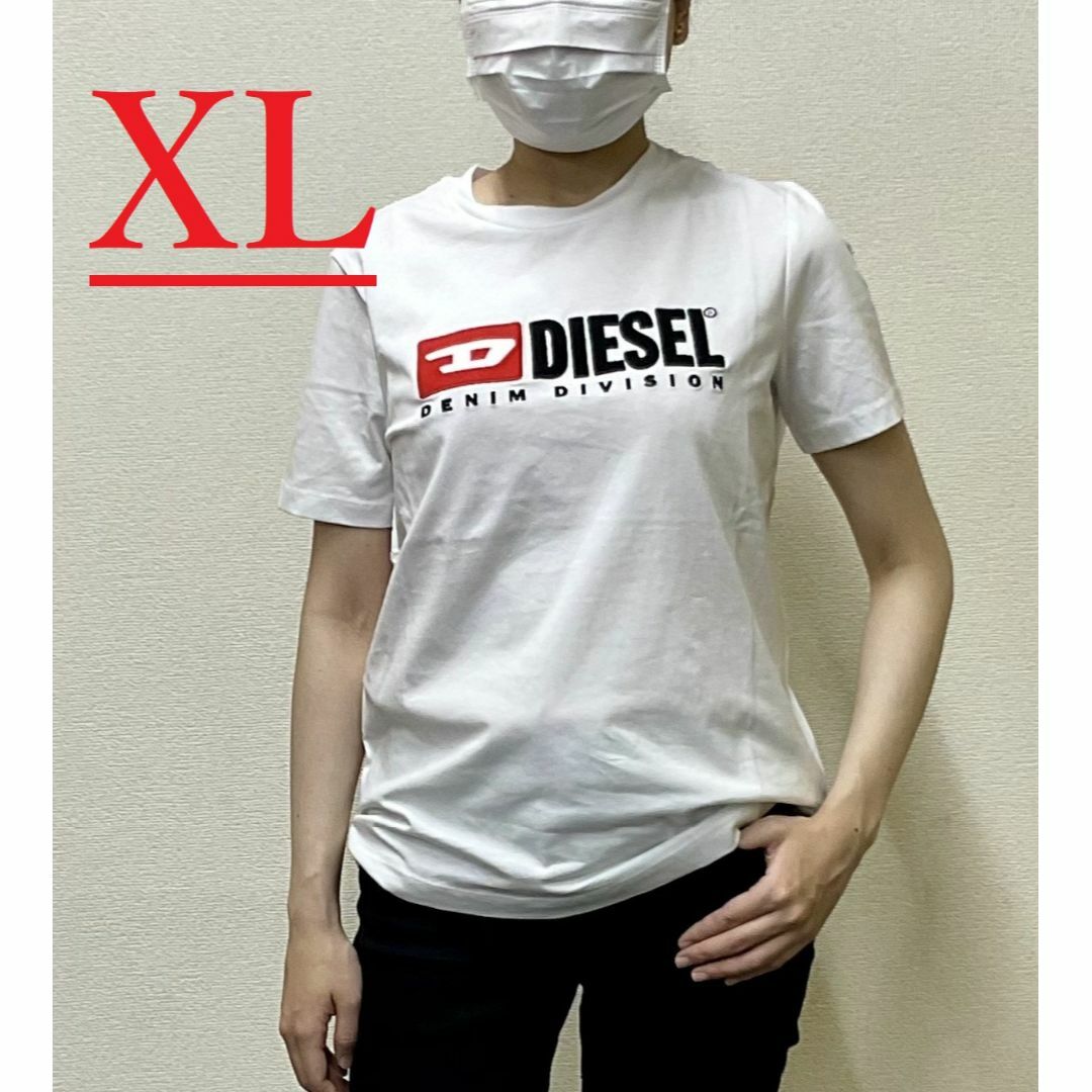 ディーゼル　レディース　Tシャツ 20B23　XL　ホワイト　新品　A05033