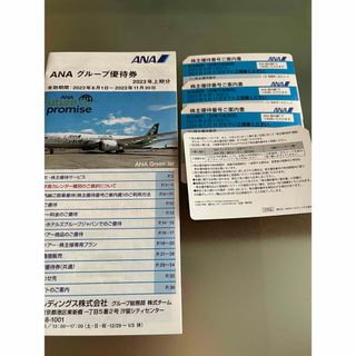 エーエヌエー(ゼンニッポンクウユ)(ANA(全日本空輸))の全日空株主優待ご案内書4枚(その他)