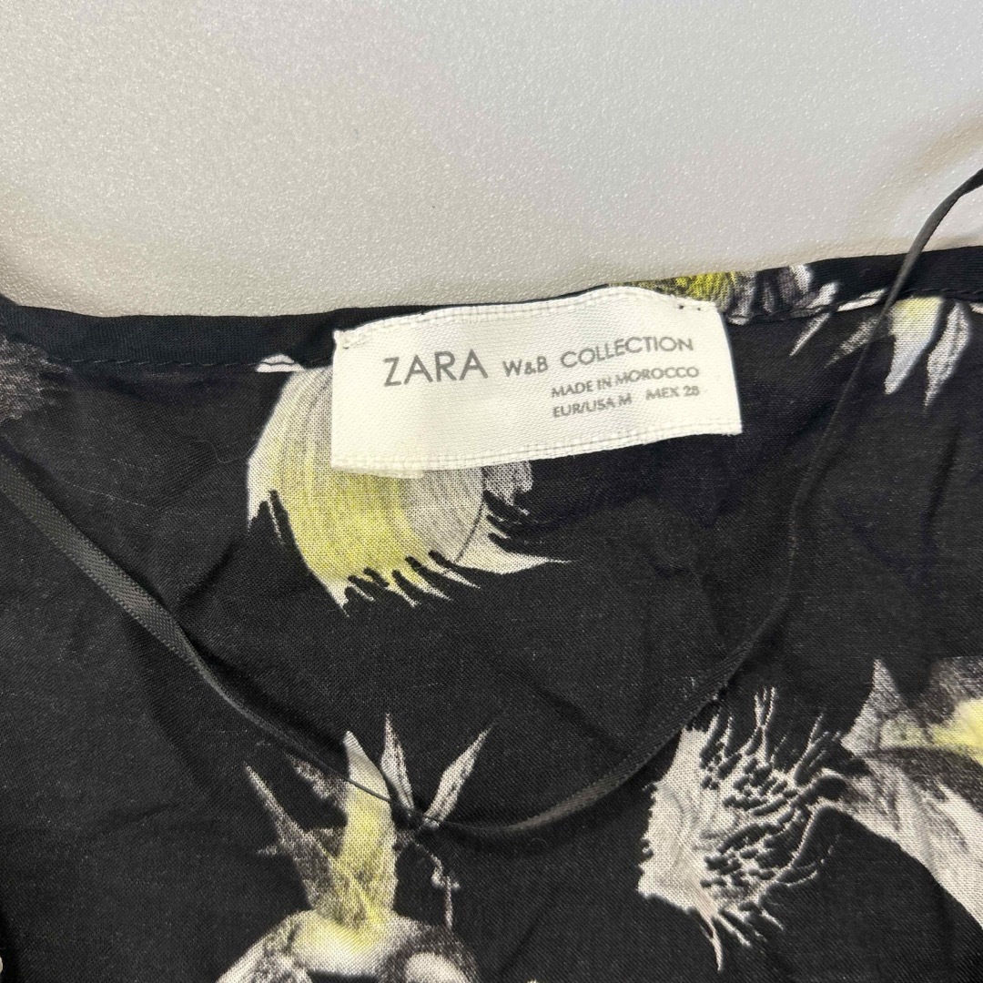 ZARA(ザラ)のZara 鳥柄　オールインワン レディースのパンツ(オールインワン)の商品写真