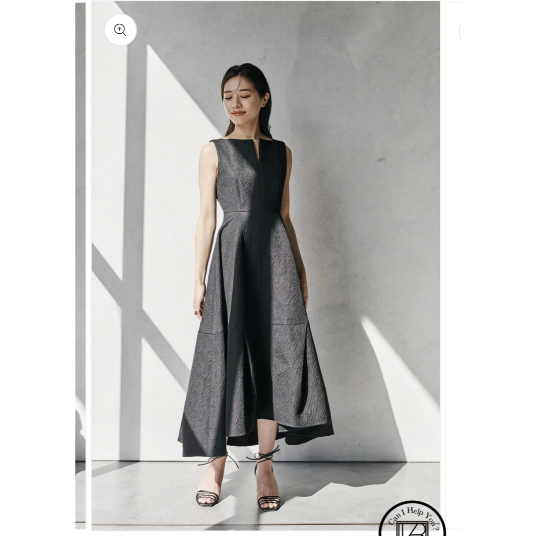 ánuans(アニュアンス)の【完売・大人気】Keyneck Jacquard Dress/M レディースのワンピース(ロングワンピース/マキシワンピース)の商品写真