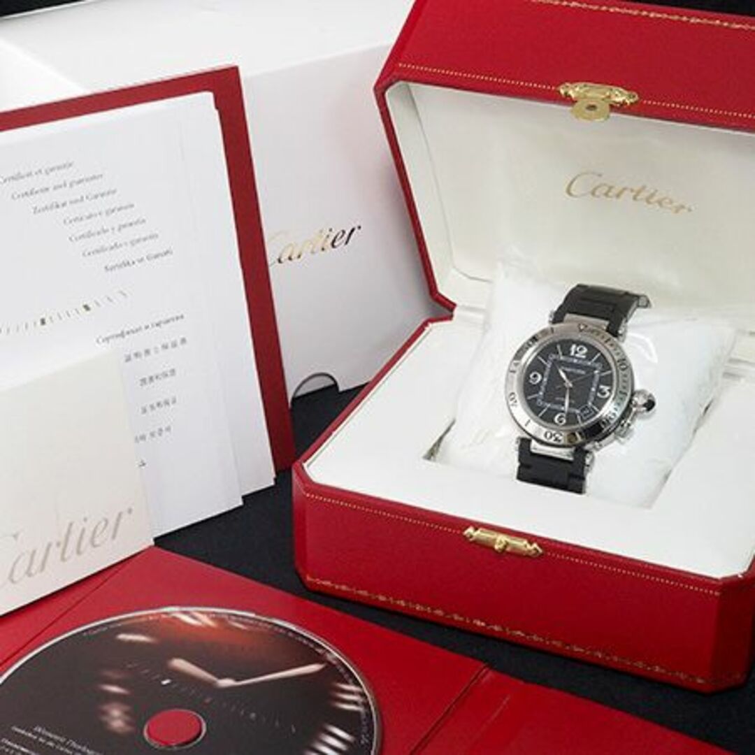 カルティエ Cartier パシャ シータイマー W31077U2 美品 人気