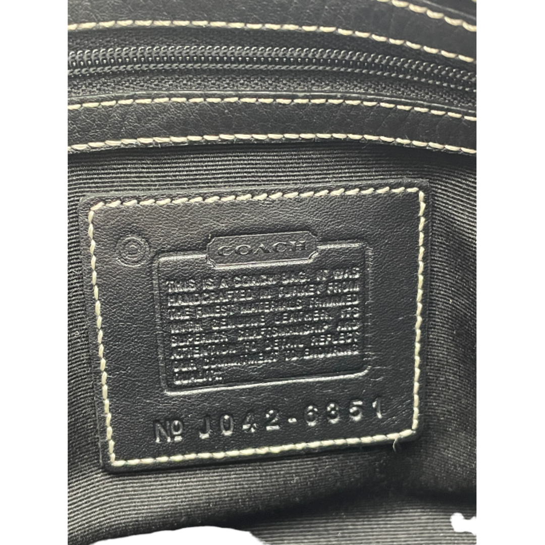 COACH コーチ ミニシグネチャー スモールホーボー ハンドバッグ 6351  ４ 4