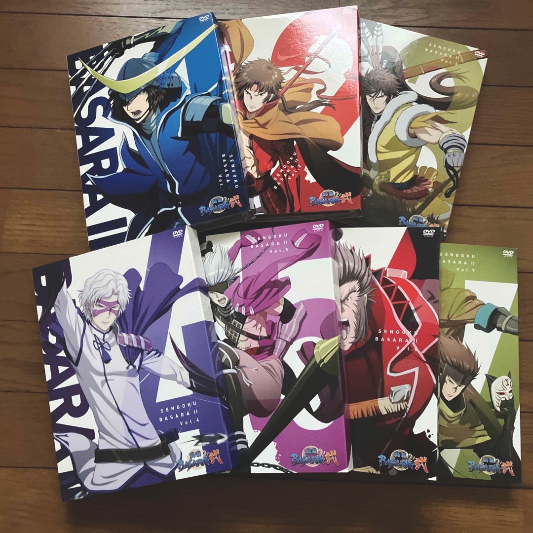戦国BASARA弐 其の壱〜七 初回生産限定版DVD 全巻購入特典DVD付 - 舞台