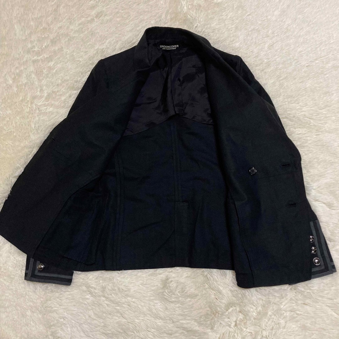 美品 アンダーカバー ダブル 銀ボタン ジャケット 6