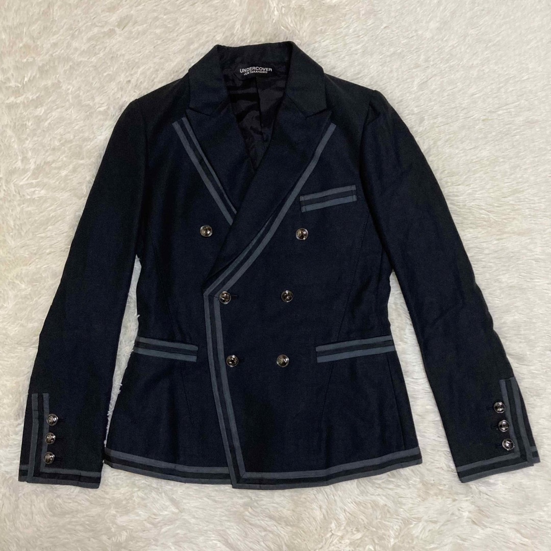 美品 アンダーカバー ダブル 銀ボタン ジャケット