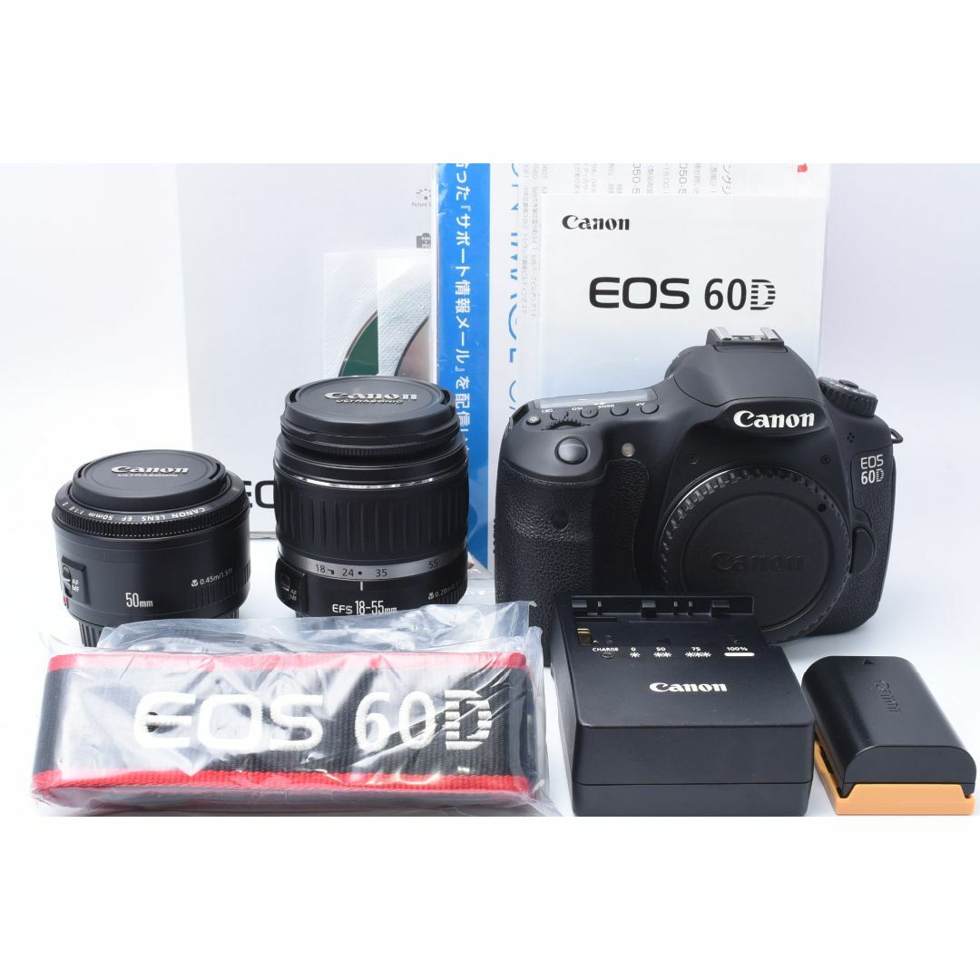 Canon - ☆美品☆ Canon EOS 60D ダブルレンズセットの通販 by