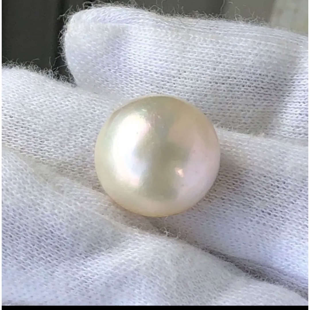 天然石 マベ真珠 マベパール ルース 15.7mm 約12.8ct-