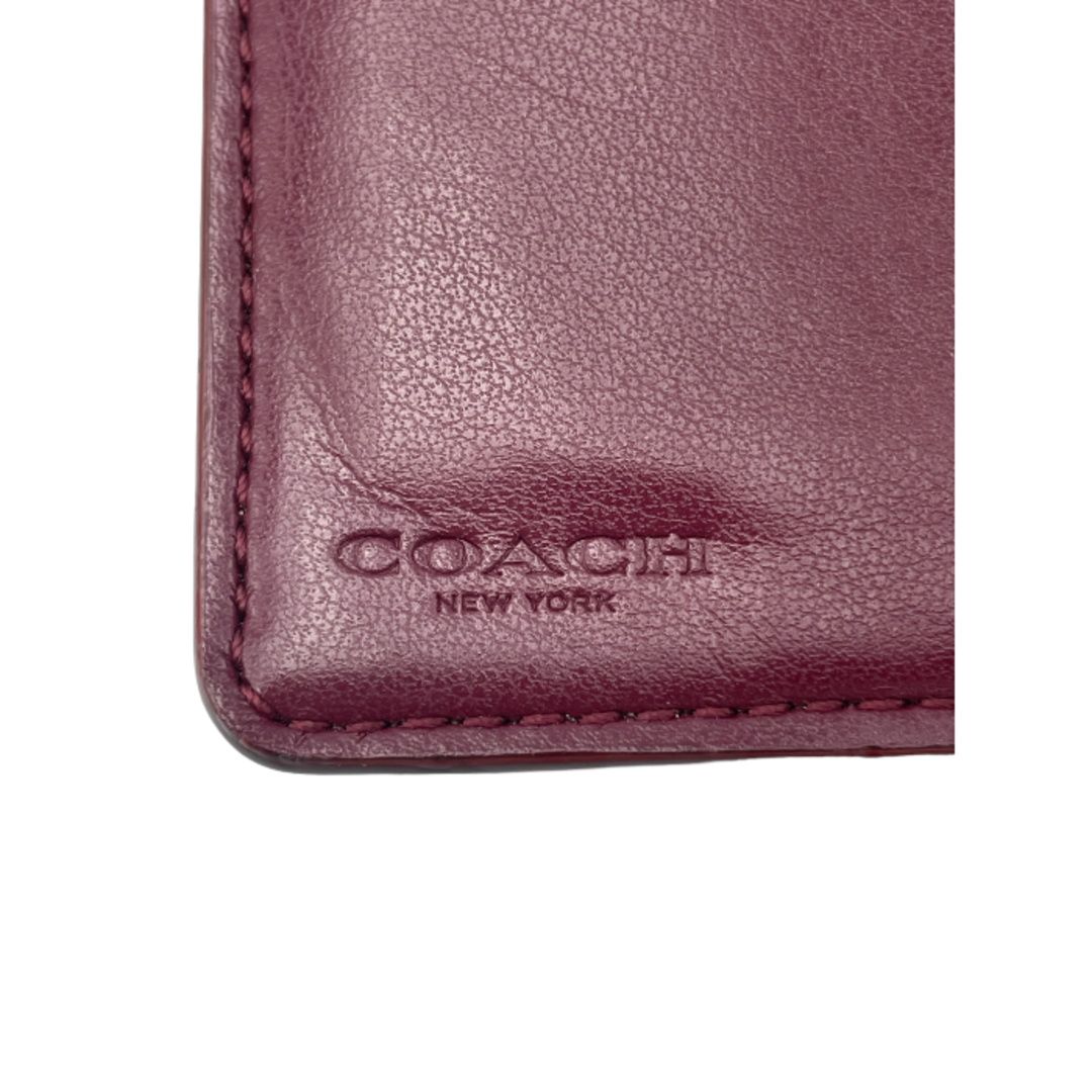 COACH(コーチ)のCOACH コーチ シグネチャー 二つ折り 財布 33034 中古 ４ レディースのファッション小物(財布)の商品写真