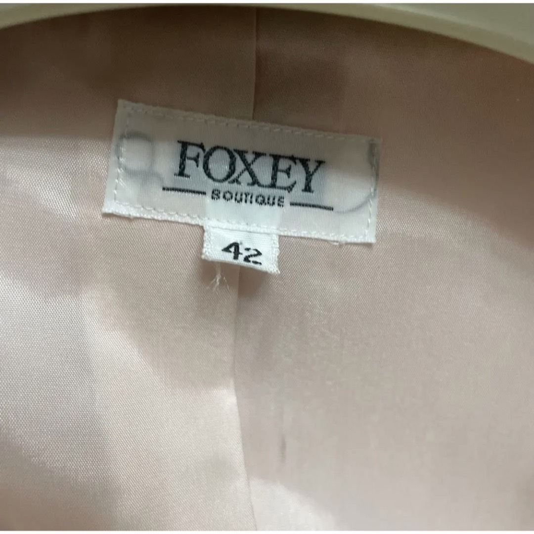 FOXEY カシミヤ100% テーラードジャケット　1B 大きいサイズ42