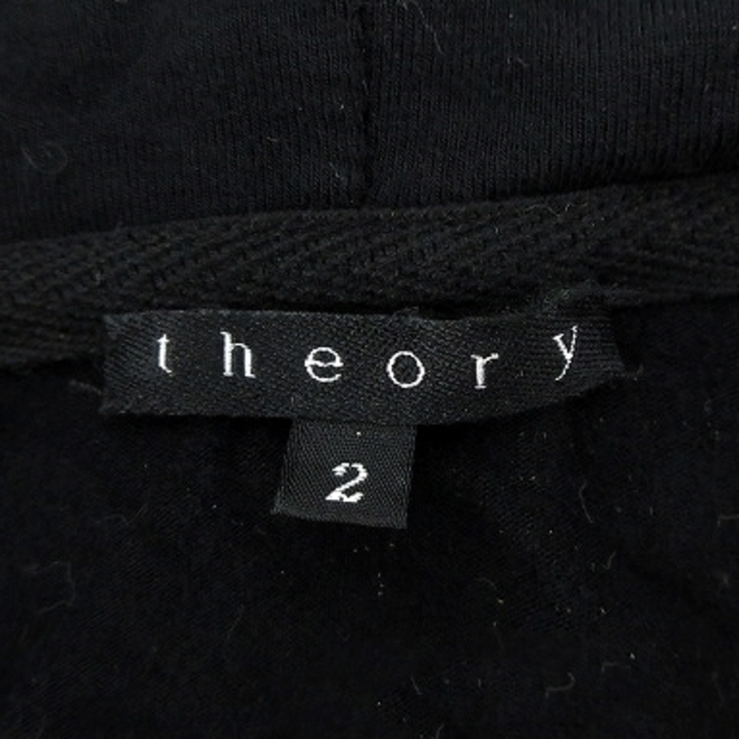 パーカー 黒 theory サイズ2