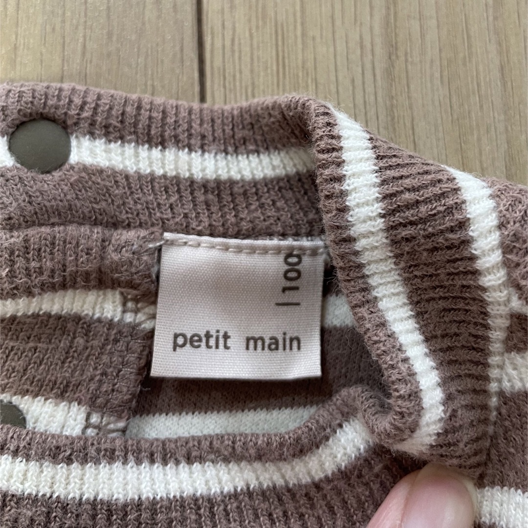 petit main プティマイン ♡ ドッキング ワンピースの通販 by ENANSHOP♡プロフ必読でお願い致します！｜プティマインならラクマ