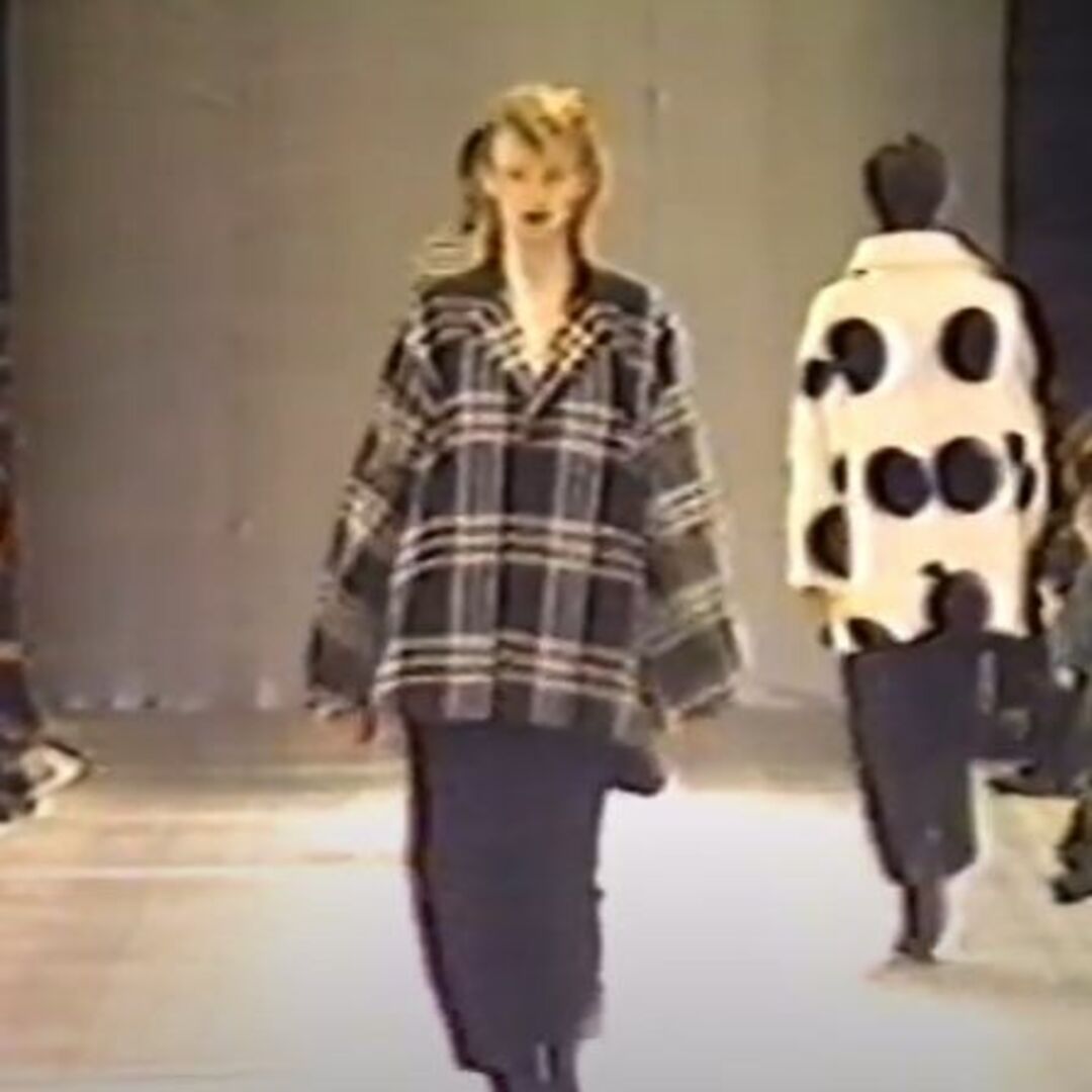 1991AW COMME des GARCONS 千鳥 ビッグ コート S