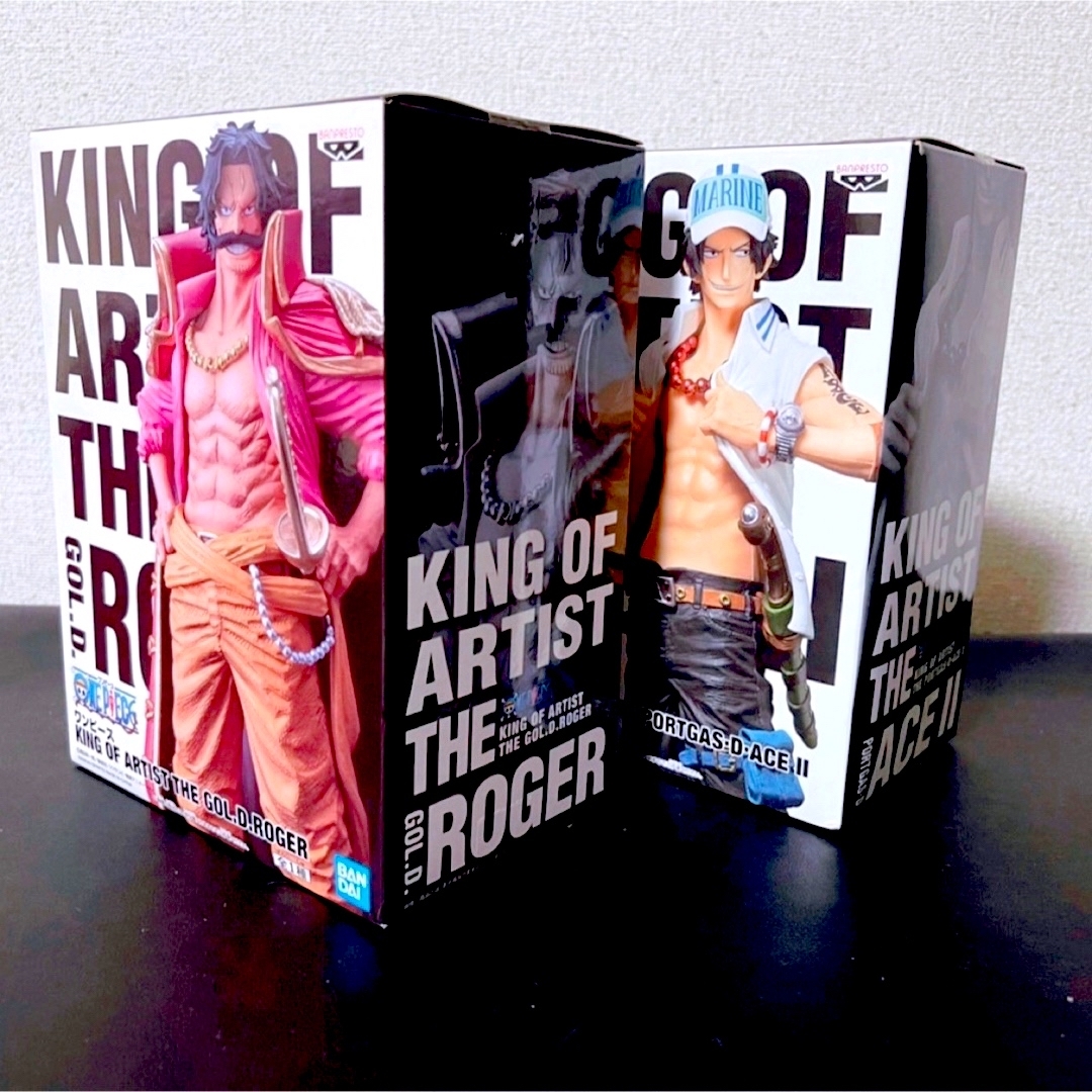 【希少品】ワンピース　KING OF ARTIST  エース　ロジャー ハンドメイドのおもちゃ(フィギュア)の商品写真