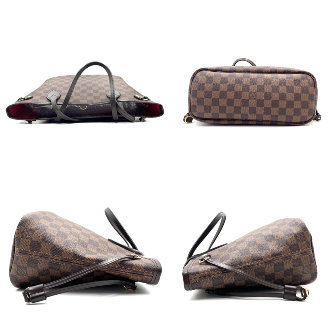 【限定価格】LOUIS VUITTON ルイヴィトン トートバッグ ダミエ ネヴァーフルPM ハンドバッグ 肩掛け 通勤 通学 ブラウン 茶 鞄 かばん N41359    ゴールド金具 レディース 定番 美品【品】