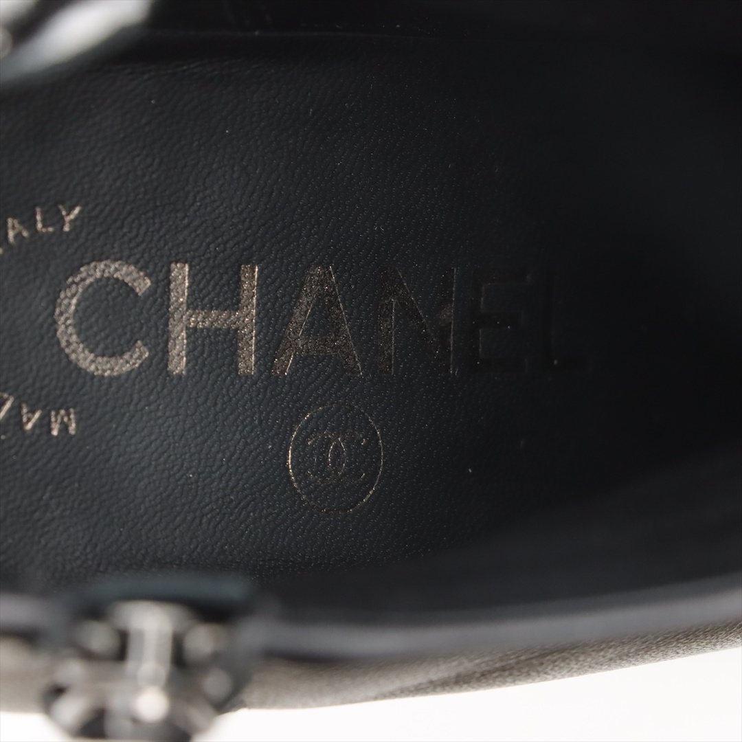 CHANEL(シャネル)のシャネル ココマーク レザー 36 ブラック レディース ブーツ レディースの靴/シューズ(ブーツ)の商品写真