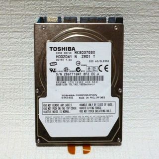 トウシバ(東芝)のHDD 2.5インチ SATA 40GB（Used） 東芝(PCパーツ)