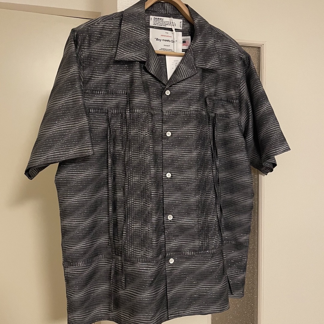 DAIRIKU 22ss  ジュン　open collar shirt