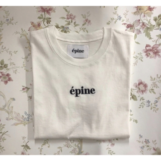 エピヌ(épine)のepine embroidery tee white エピヌtシャツ　(Tシャツ(半袖/袖なし))