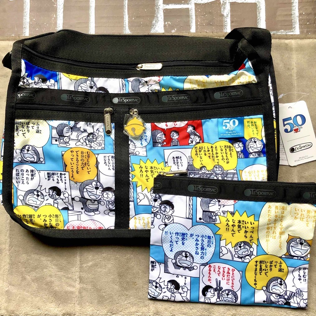 【セット】LeSportsac  ドラえもん　50周年　ショルダー　ポーチ