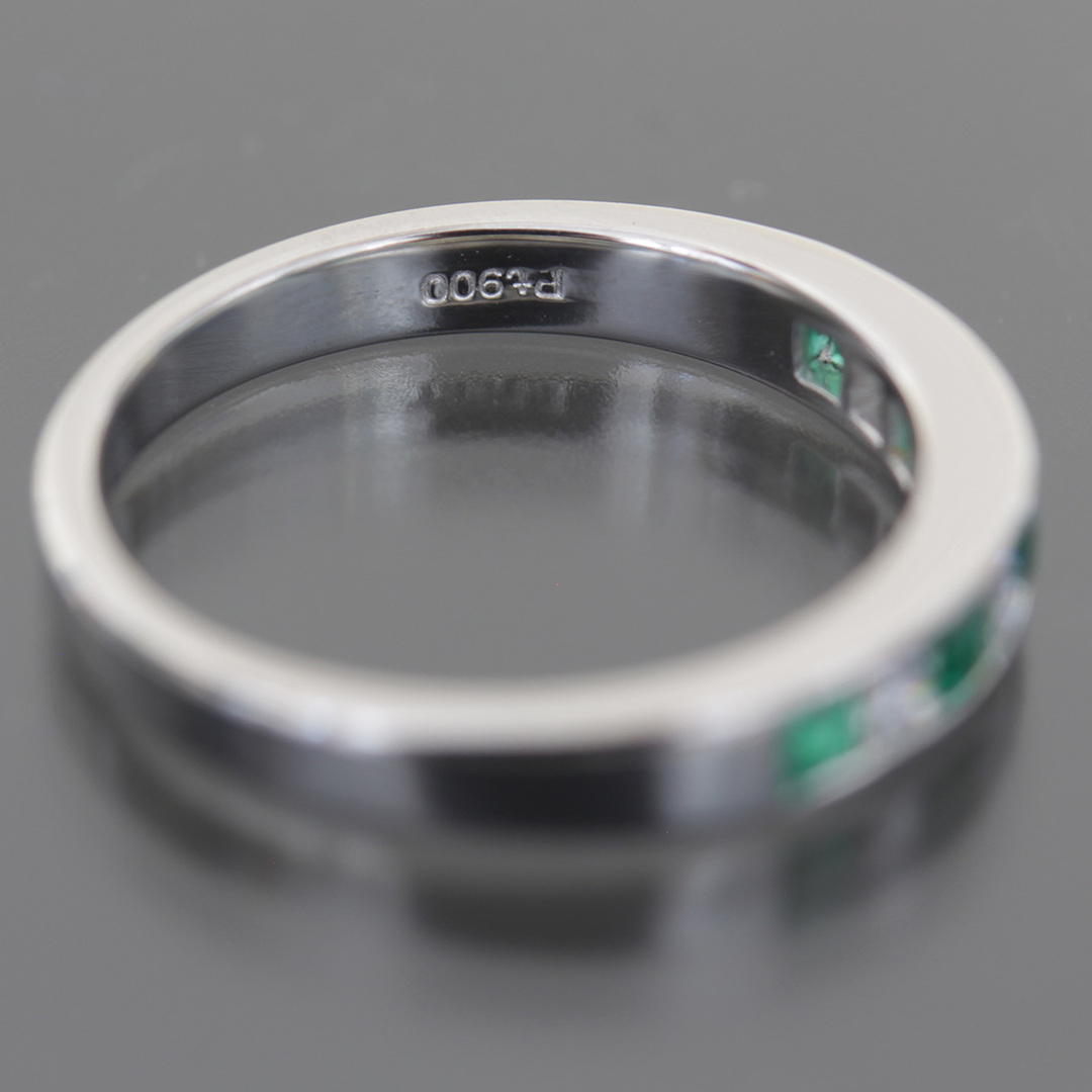 エメラルド0.21 バケットダイヤ0.21ct リング PT900 E0281 | www