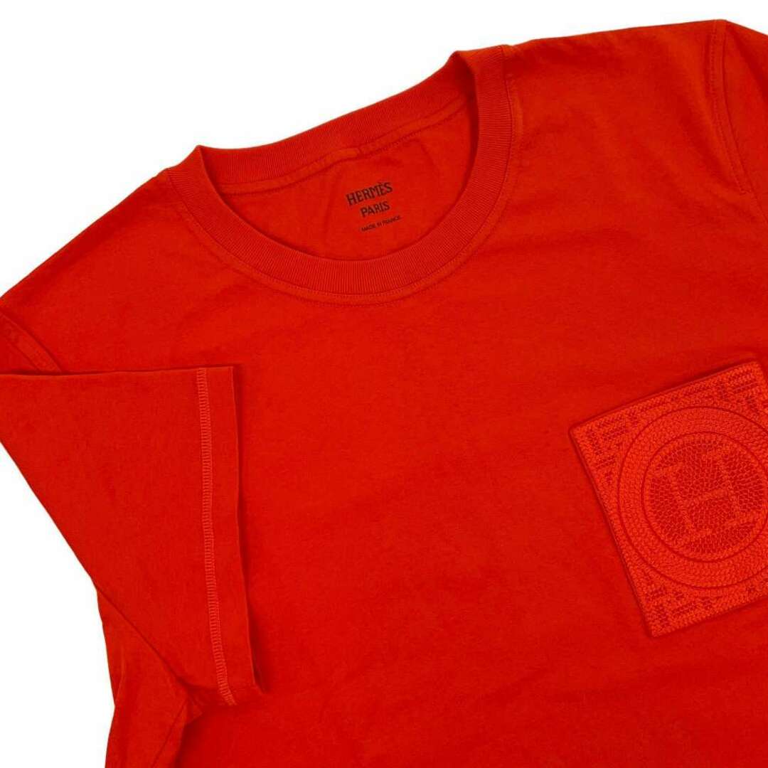 エルメス Tシャツ モザイク 刺繍パッチポケット レディースサイズ44 HERMES アパレル