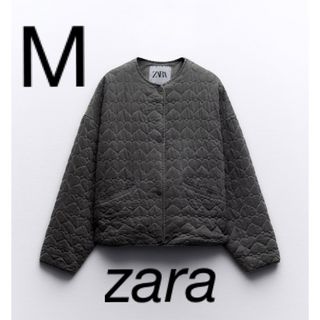 ZARA パフジャケット　ハートキルティング新品未使用　L