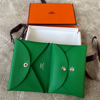 エルメス(Hermes)のエルメス☆カルヴィデュオ☆バンブー☆新品未使用！(折り財布)