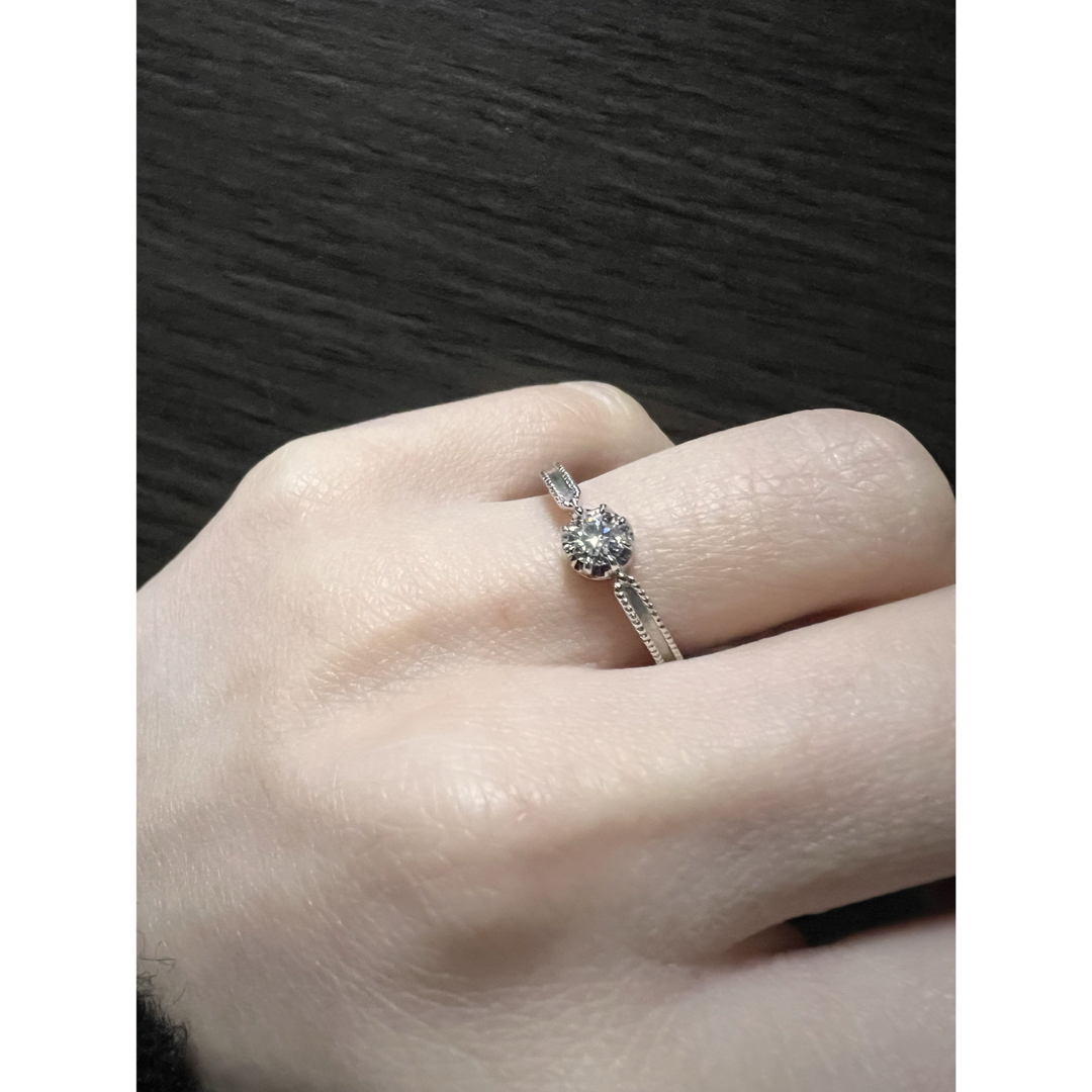 0.250ct リング　プラチナ　ビジュピコ　婚約指輪 レディースのアクセサリー(リング(指輪))の商品写真