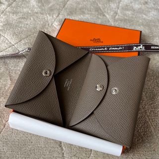 Hermes - エルメス☆カルヴィデュオ☆エトゥープ☆新品未使用！の通販