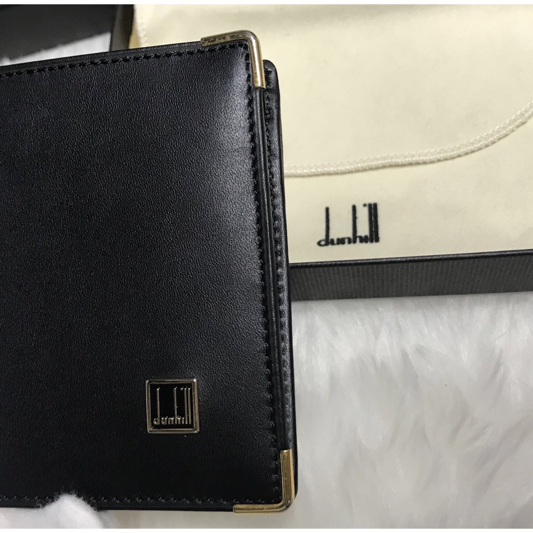Dunhill(ダンヒル)のRR791 ダンヒル　二つ折り財布　ブラック　G金具 メンズのファッション小物(折り財布)の商品写真