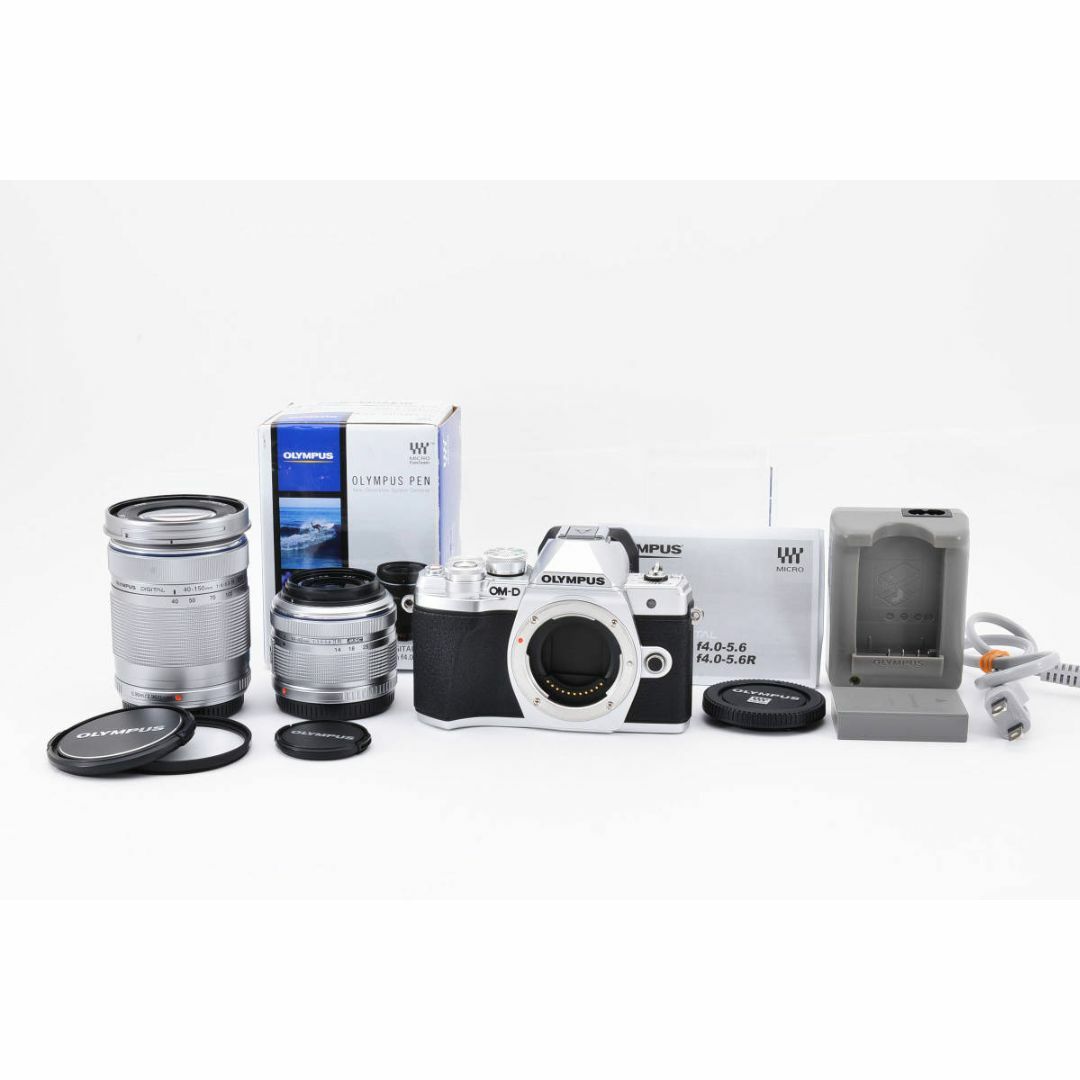 オリンパス OM-D E -M10 MarkIII ダブルズームセット シルバー-