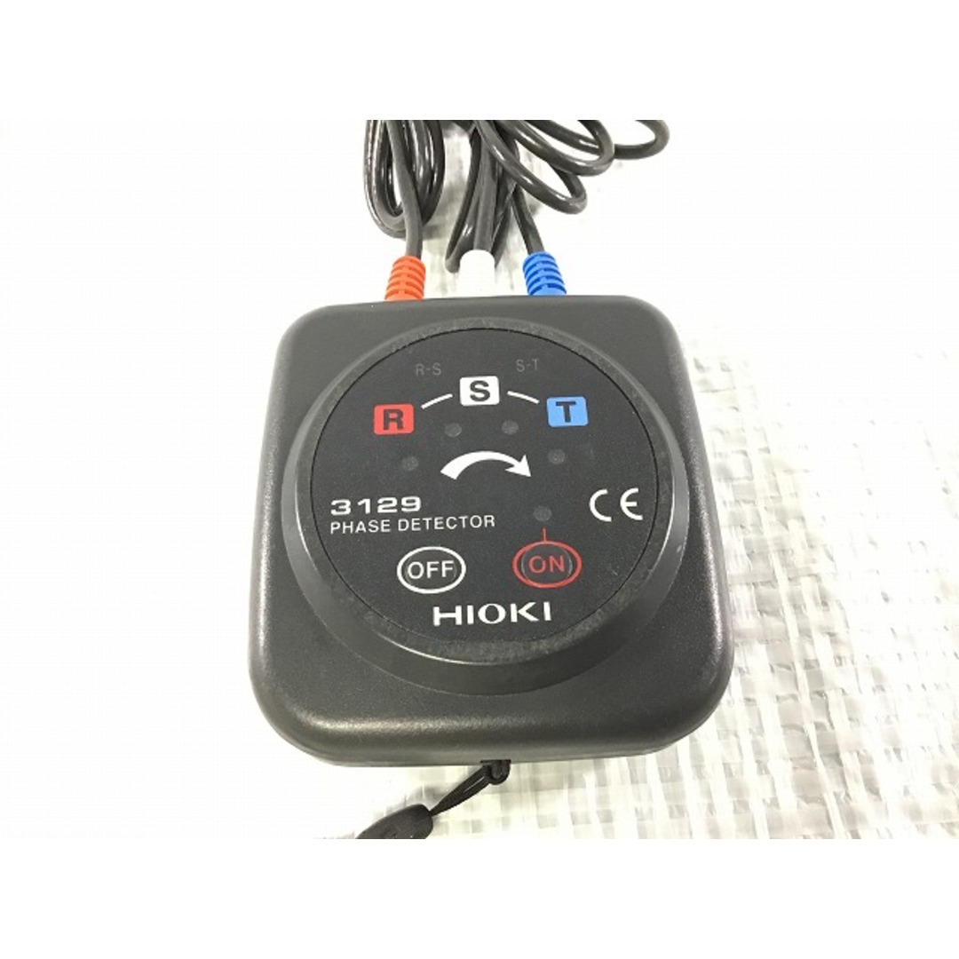 ☆美品☆ HIOKI 日置電機 検相器 3129 クリップ付 金属非接触タイプ