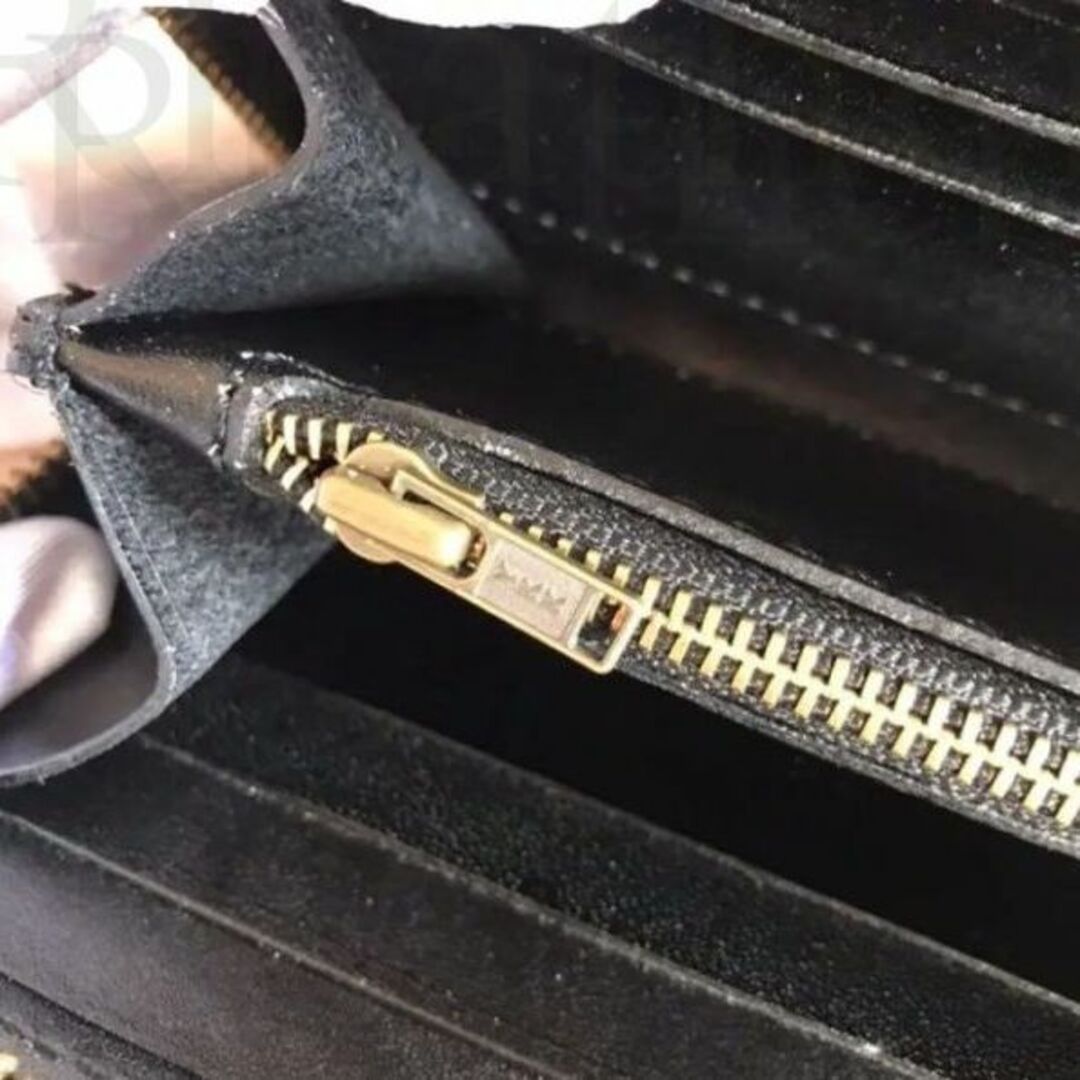イタリアンレザー 本革 財布 長財布 ラウンドファスナー ハンドメイド #619