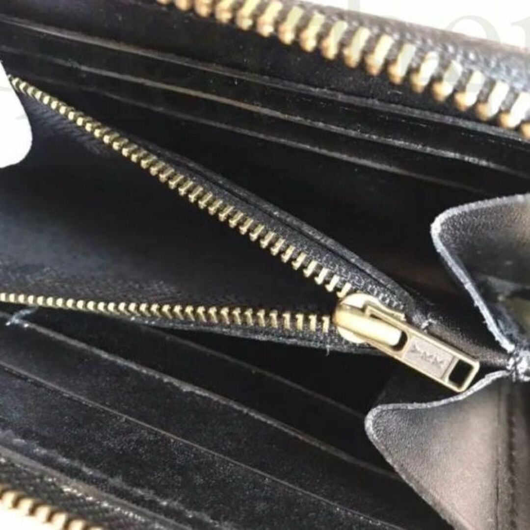 イタリアンレザー 本革 財布 長財布 ラウンドファスナー ハンドメイド #619
