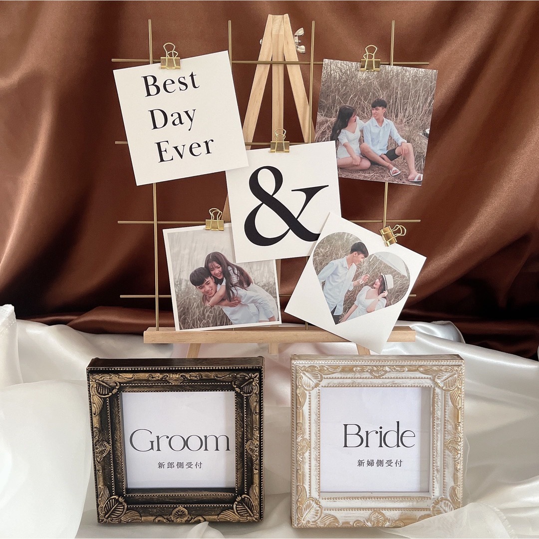 送料無料/新品 フォトサイン 受付サイン ミールヘーデン風 結婚式 装飾 送料無料/新品 フォトサイン 受付サイン ミールヘーデン風 結婚式 装飾