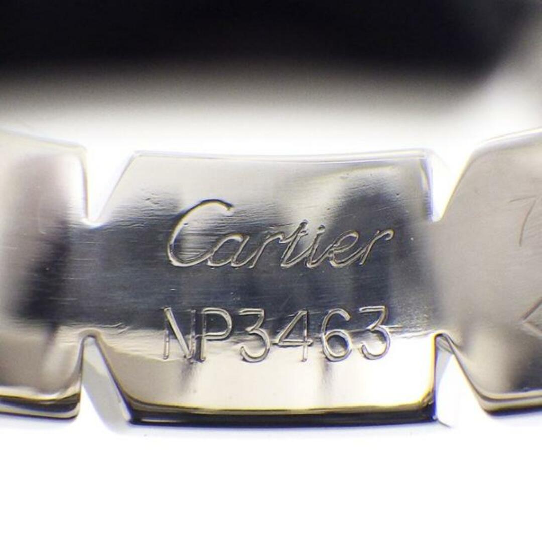 Cartier(カルティエ)のカルティエ Cartier リング タンク フランセーズ ダイヤモンド K18WG 17.5号 / #58 【中古】 レディースのアクセサリー(リング(指輪))の商品写真