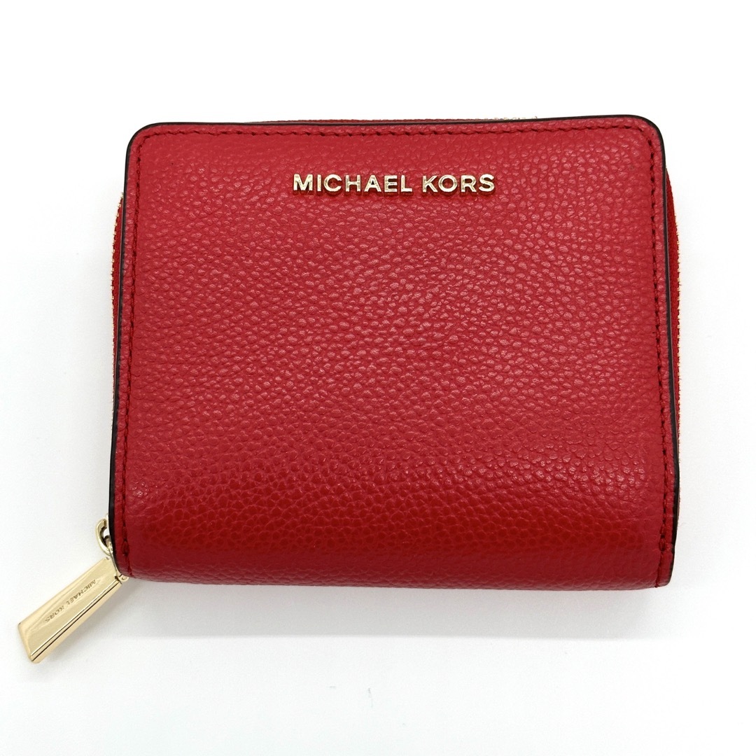 ★ 新品 MICHAEL KORS マイケルコース 折り財布 レッド