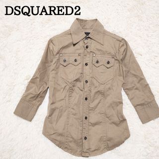 ディースクエアード(DSQUARED2)のDSQUARED2　ディースクエアード　ミリタリーシャツ　ワークシャツ　くびれ(シャツ/ブラウス(長袖/七分))