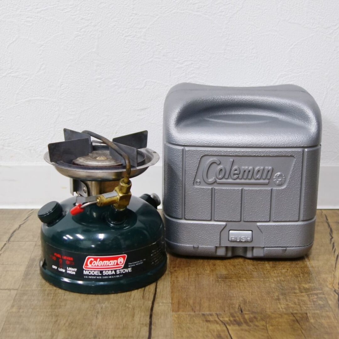 整備済 コールマン Coleman スポーツスター2 MODEL 508A STOVE 1994年 11月 ケース付き ホワイトガソリン バーナー  ストーブ シングルバーナー キャンプ アウトドア | フリマアプリ ラクマ