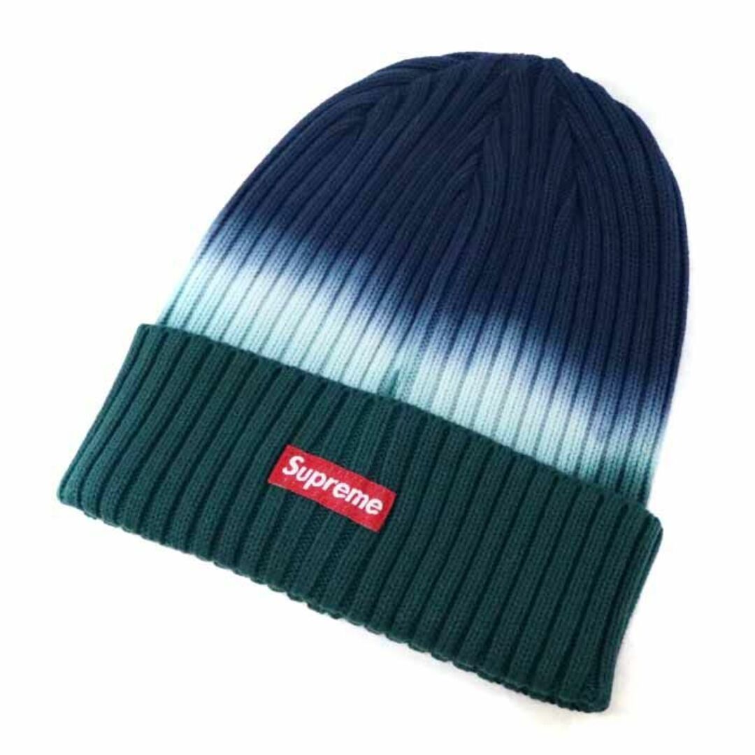 2019SS Supreme Overdyed Beanie Teal Tie Dye
