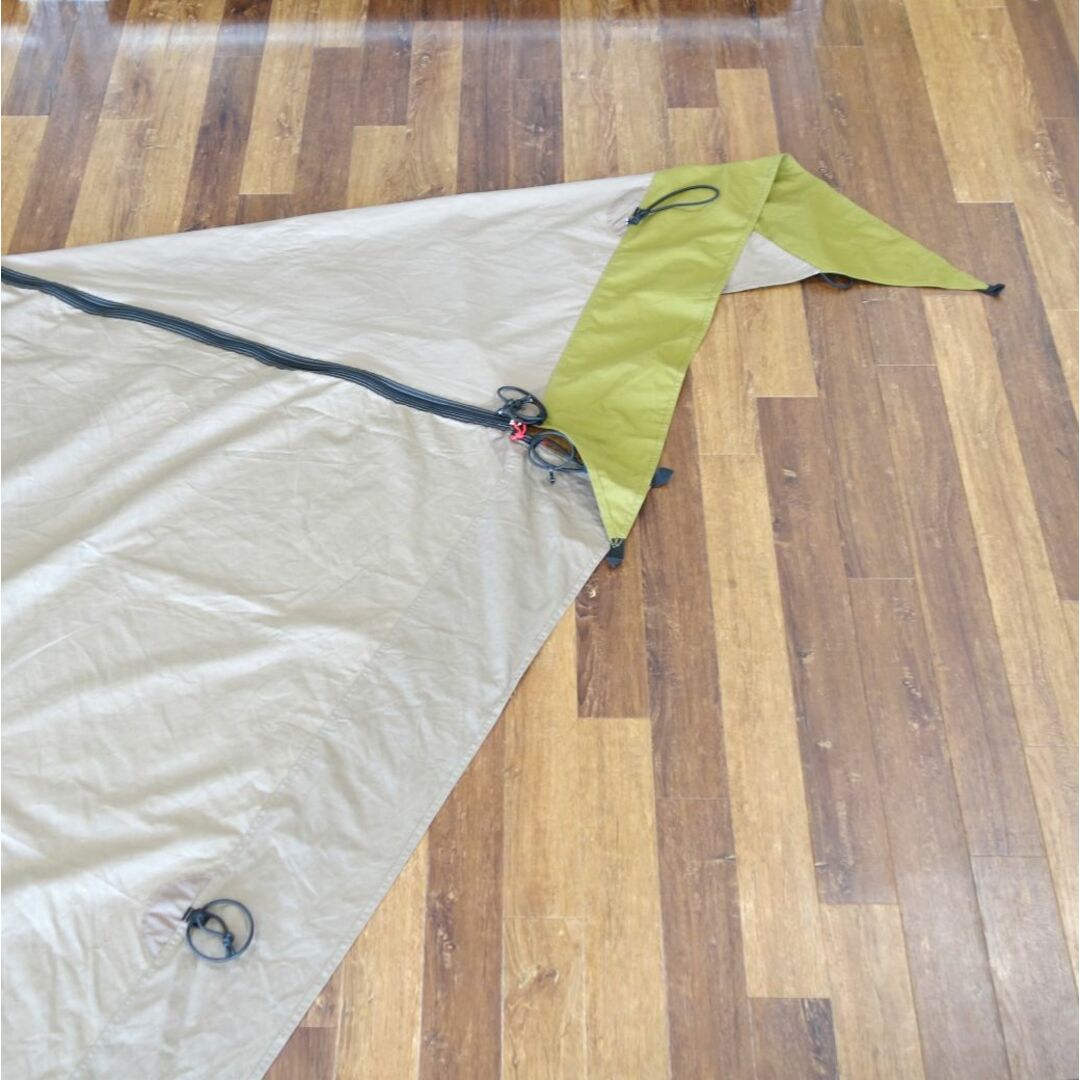 美品 テンマク デザイン tent-Mark DESIGNS 炎幕の前幕 パップテント オプション ソロ テント キャンプ アウトドア 5