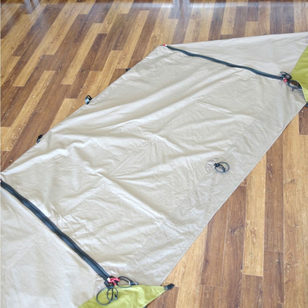 美品 テンマク デザイン tent-Mark DESIGNS 炎幕の前幕 パップテント オプション ソロ テント キャンプ アウトドア 6